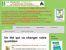 Tablet Screenshot of jiaogulan-info.com